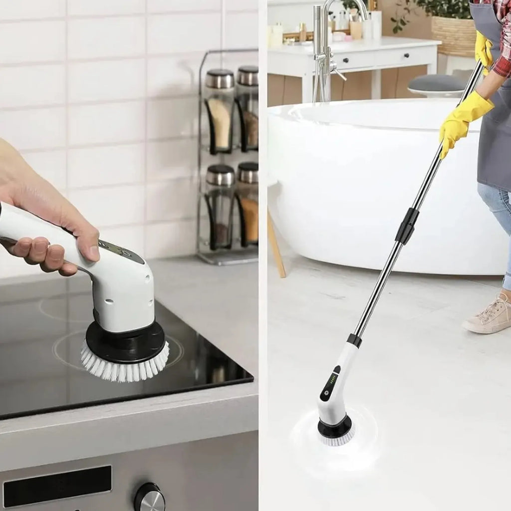 Cepillo Eléctrico Multifuncional 9 en 1 recargable para cocina, baño y hogar