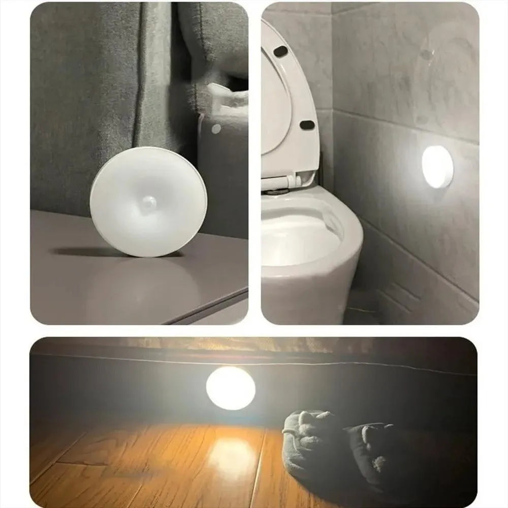 lampara led recargable, magnética con sensor de movimiento para closets, cocina y escaleras